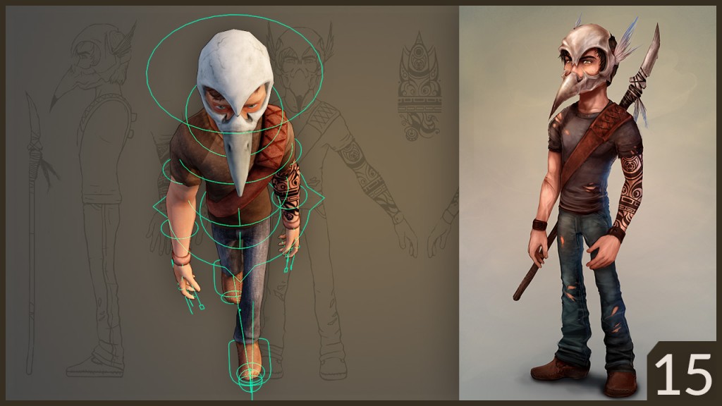 CGC Classic: Low Poly Character with Skull Helmet preview image 2